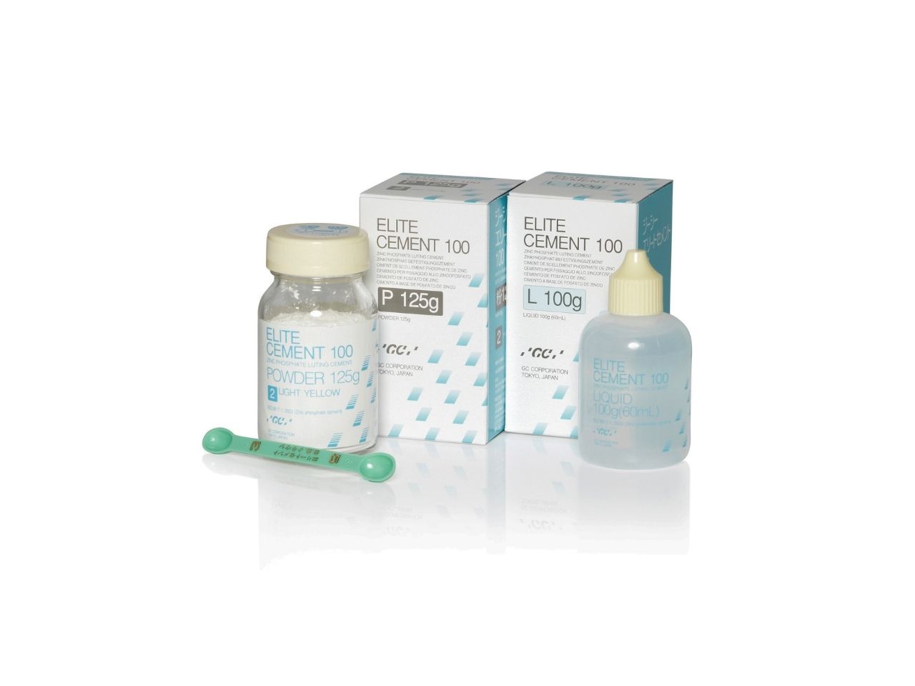 Ciment Dentaire GC ELITE 100 Zinc Phosphate - Lot De 3 - Pour Couronne/bridge - Neuf Japon